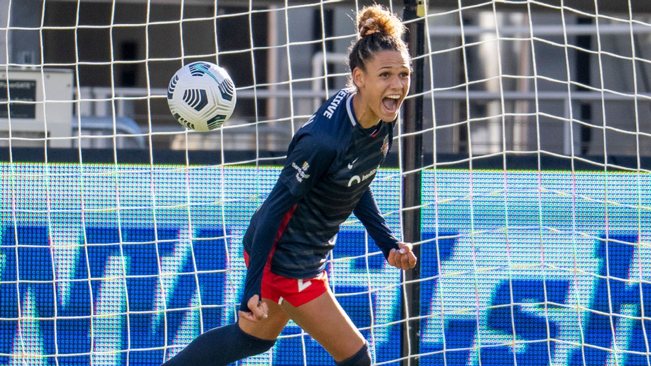 Trinity Rodman to be NWSL's highest-paid player after re-signing with Washington  Spirit - ESPN