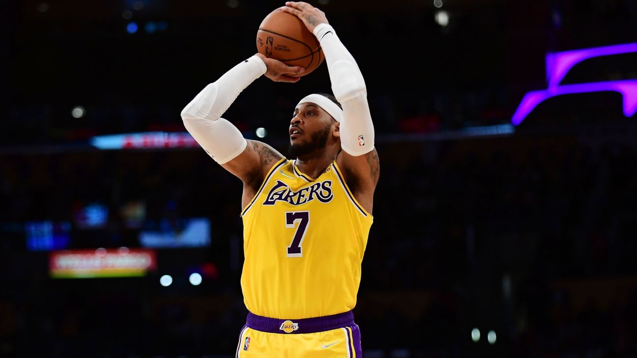 Welcome back, Carmelo Anthony in 2023  Carmelo anthony, Carmelo anthony  lakers, Anthony