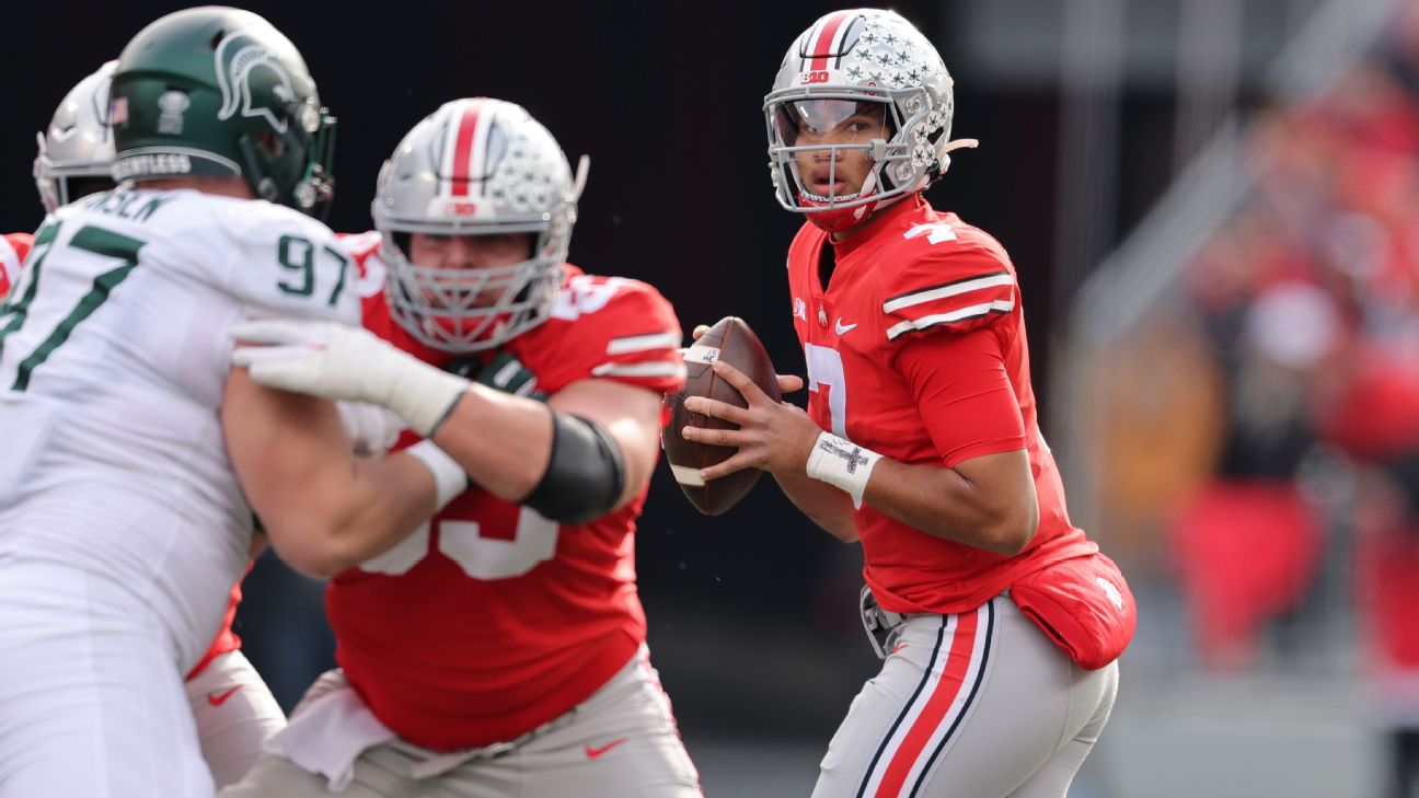 Ohio State makes Heisman case for freshman quarterback C.J. Stroud