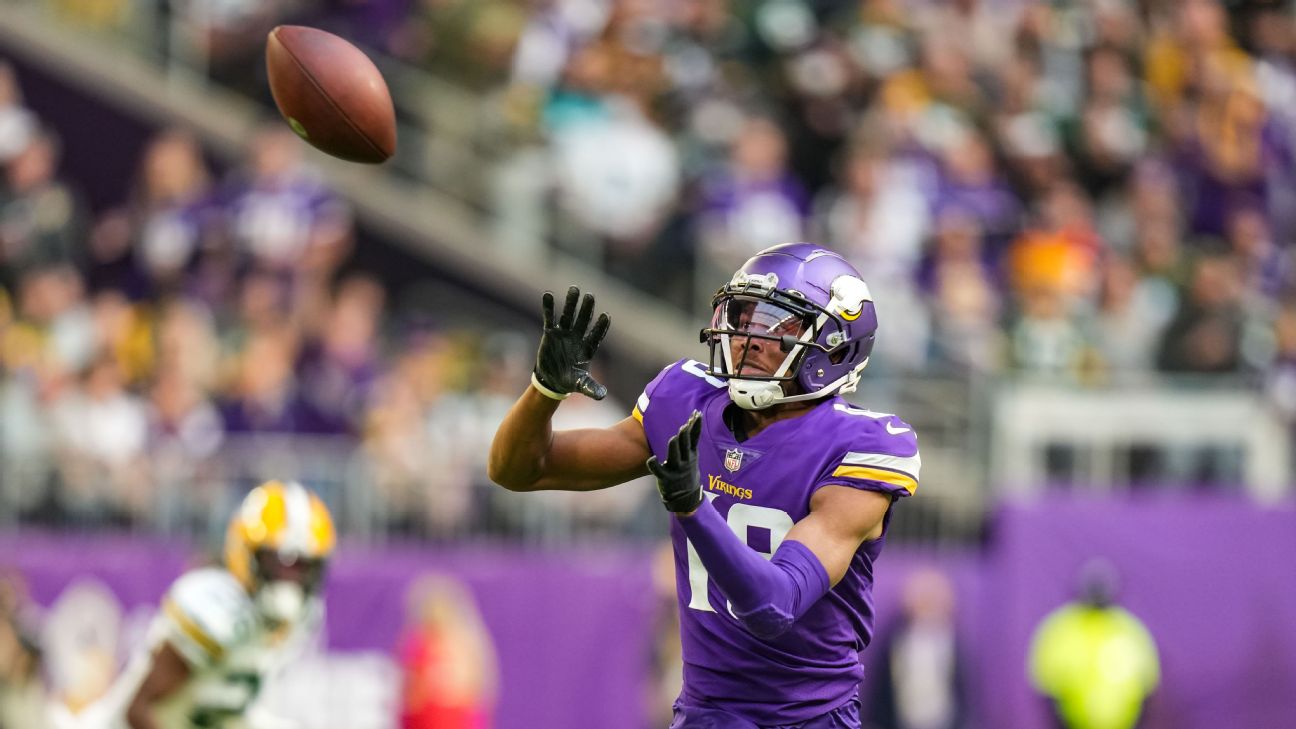 NFL on ESPN - Minnesota Vikings' WR Justin Jefferson vs. the New