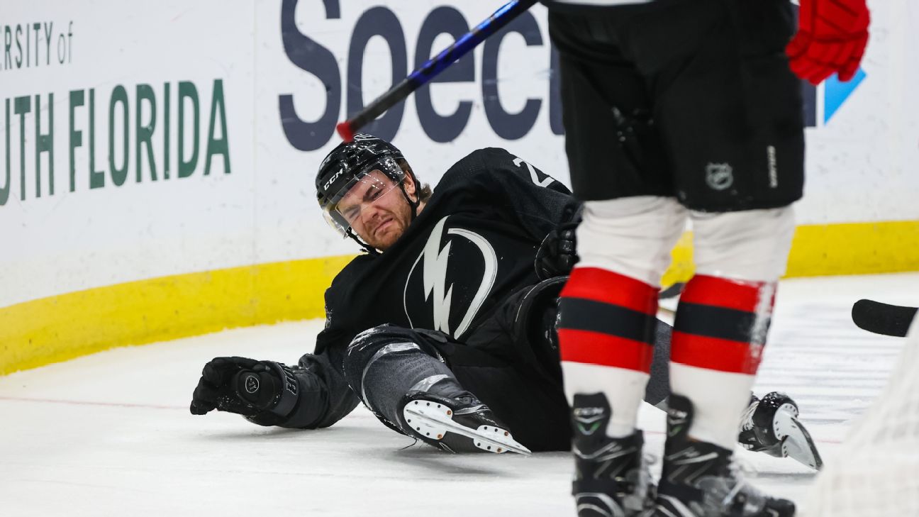 Brayden Point injury status: Can Lightning star play Game 5?