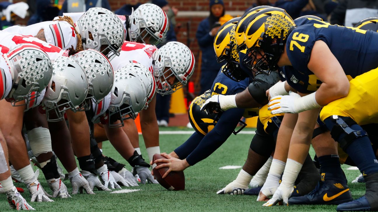 Betting line moves toward underdog Michigan despite heavy betting on Ohio  State ahead of Saturday's college football game