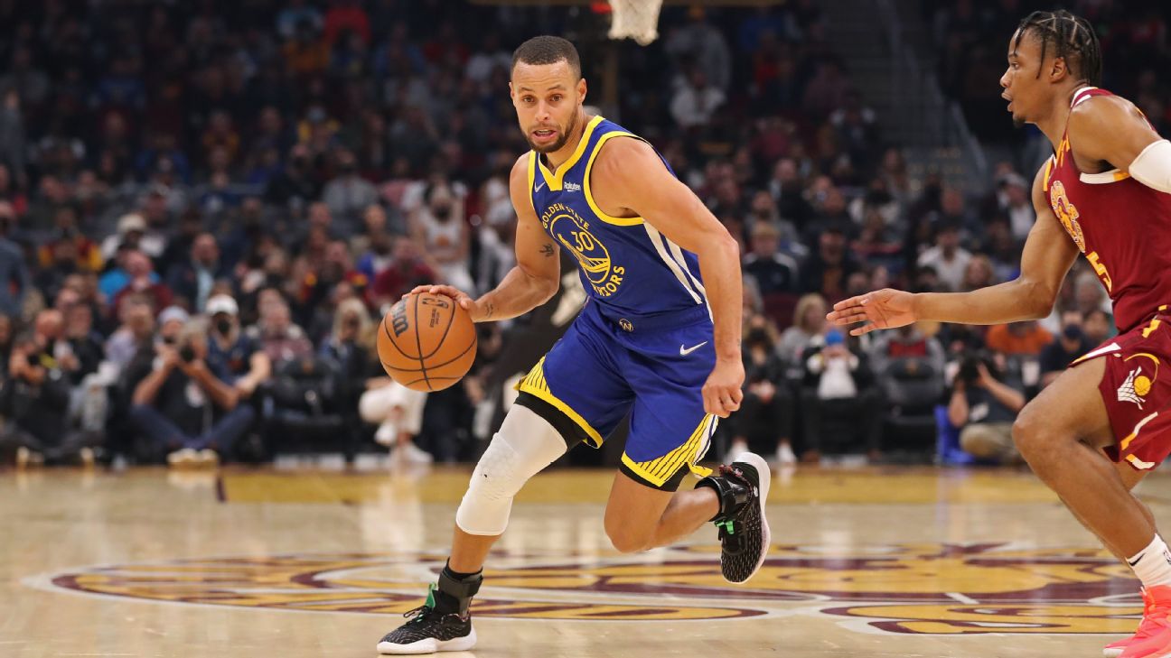Stephen Curry Golden State Warriors NBA Playoffs WCSF Game Worn