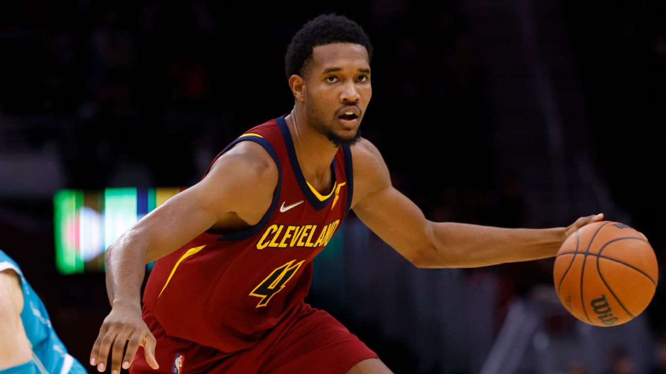 Cleveland Cavaliers' Evan Mobley poses for a portrait during the