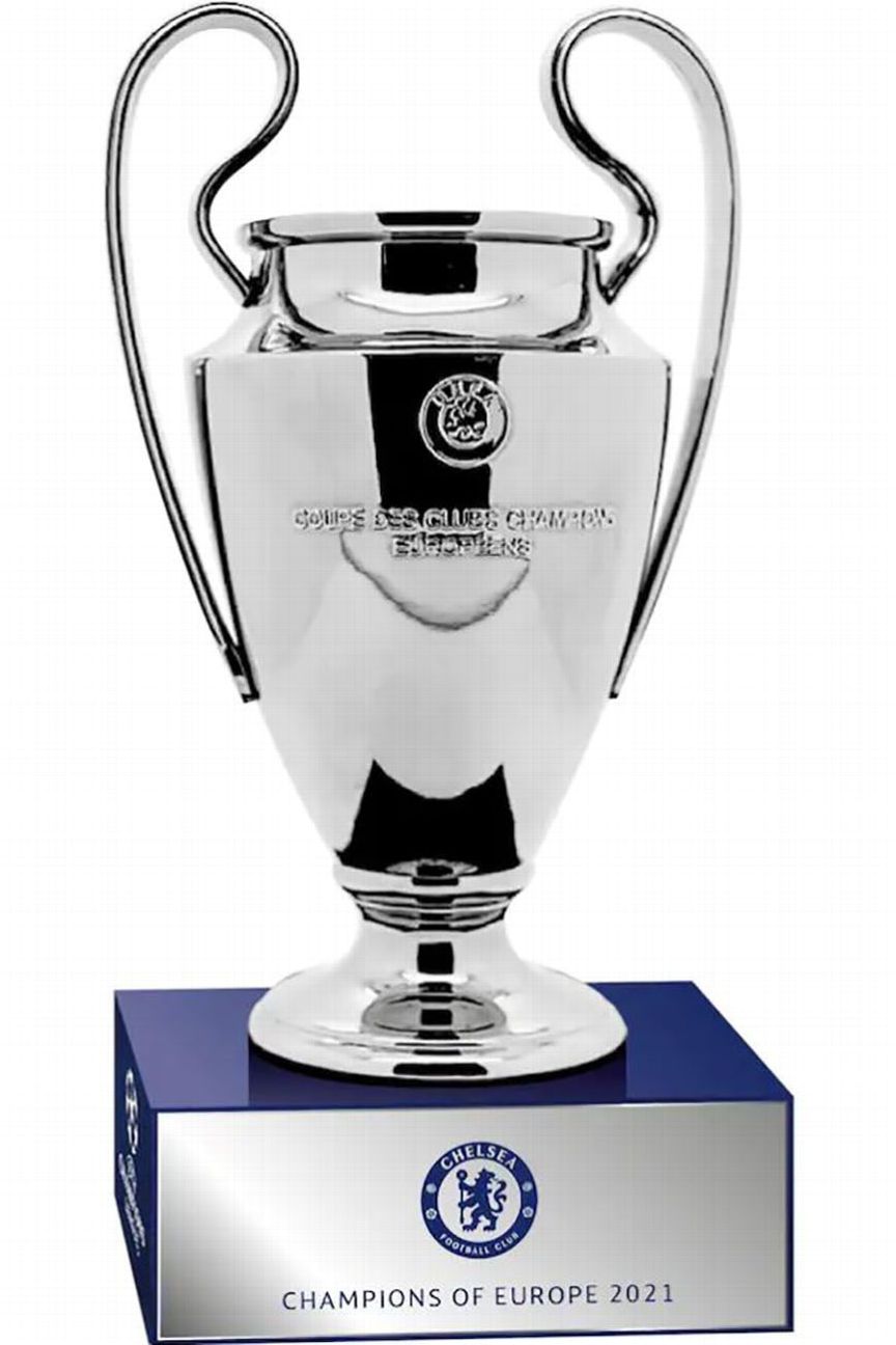 UEFA CHAMPIONS LEAGUE EUROPEAN CUP 3D TROPHY BOXED CHELSEA