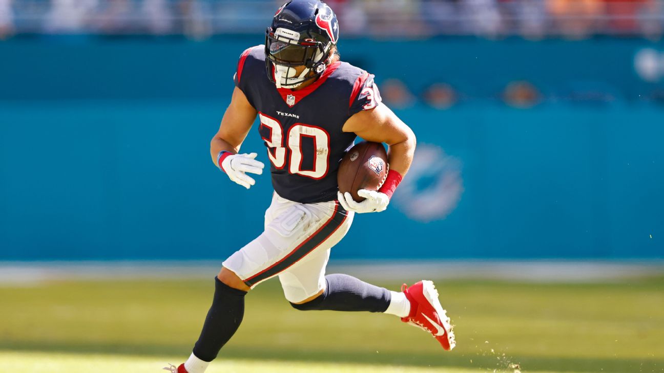 Houston Texans waive veteran RB Phillip Lindsay - ESPN