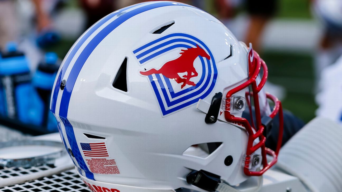 Smu 2024 football helmet