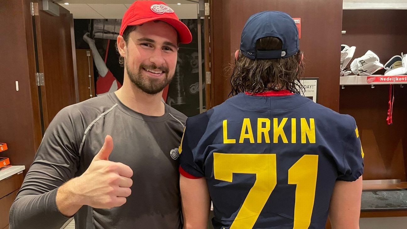 Nedeljkovic pays off Michigan-Ohio State bet with Larkin