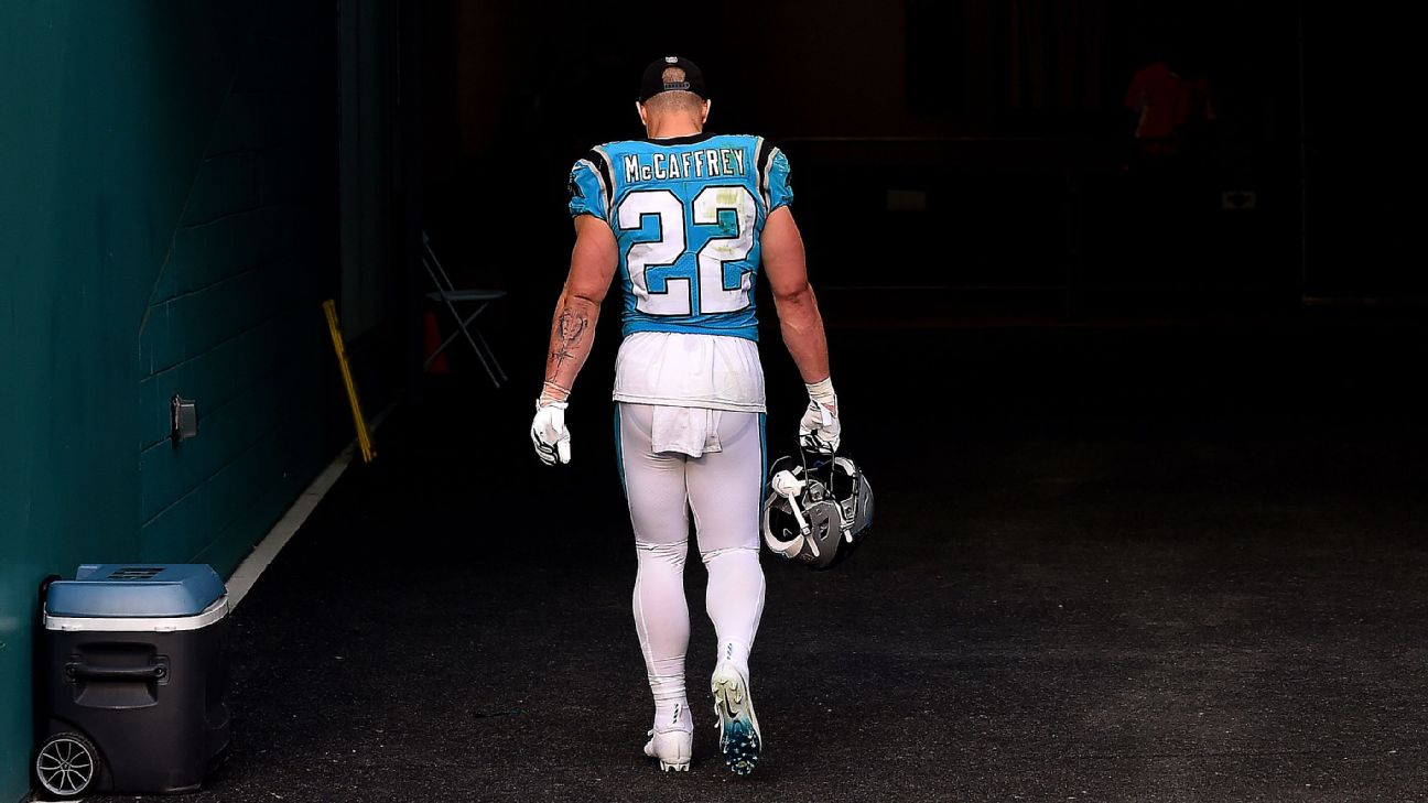 Panthers activate Christian McCaffrey, Sam Darnold cleared