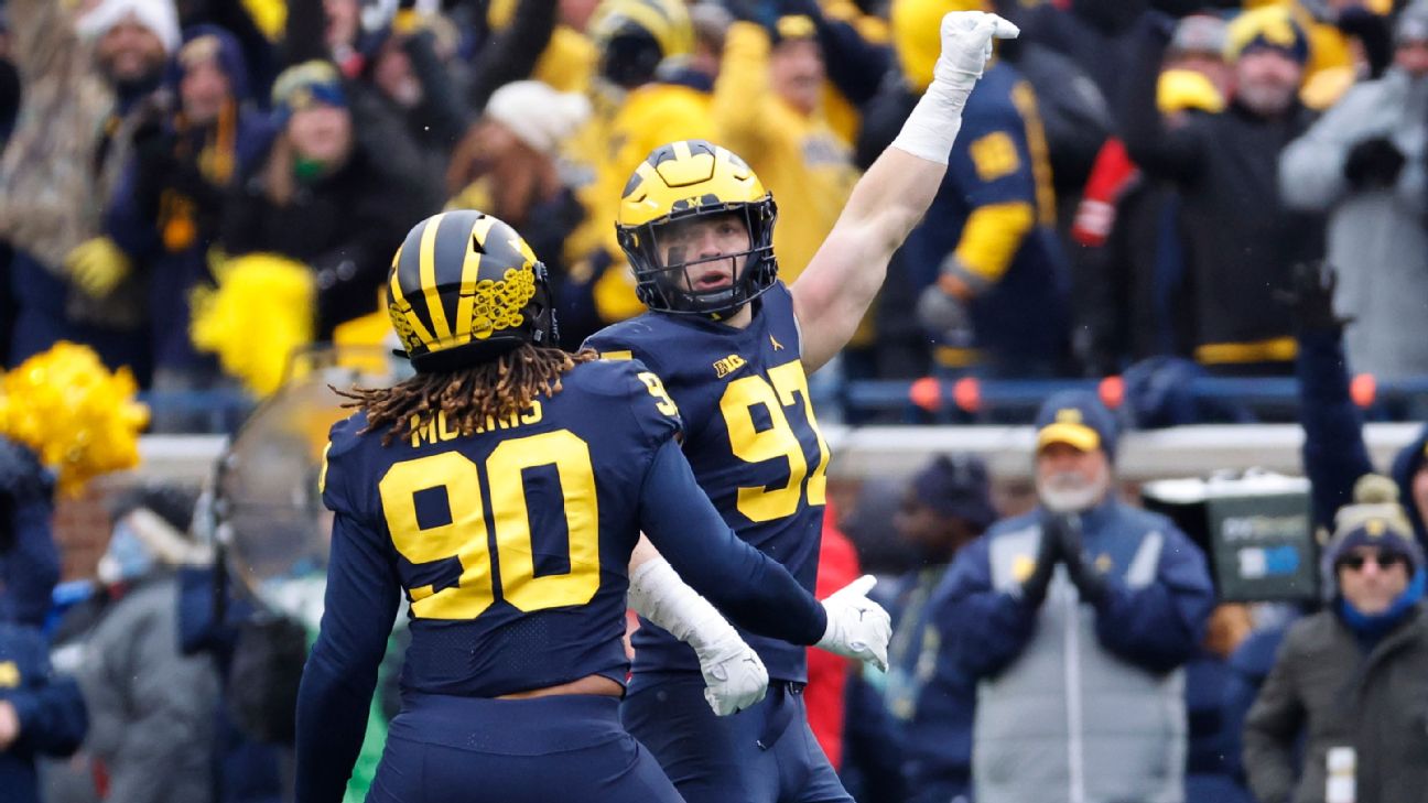 Michigan DE Aidan Hutchinson declares for NFL Draft