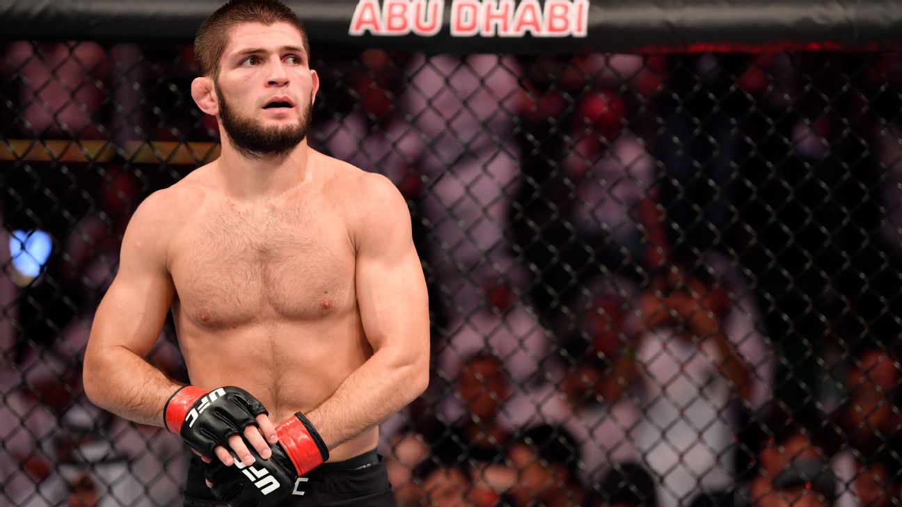 Aposentado, Khabib Nurmagomedov entra para o Hall da Fama do UFC