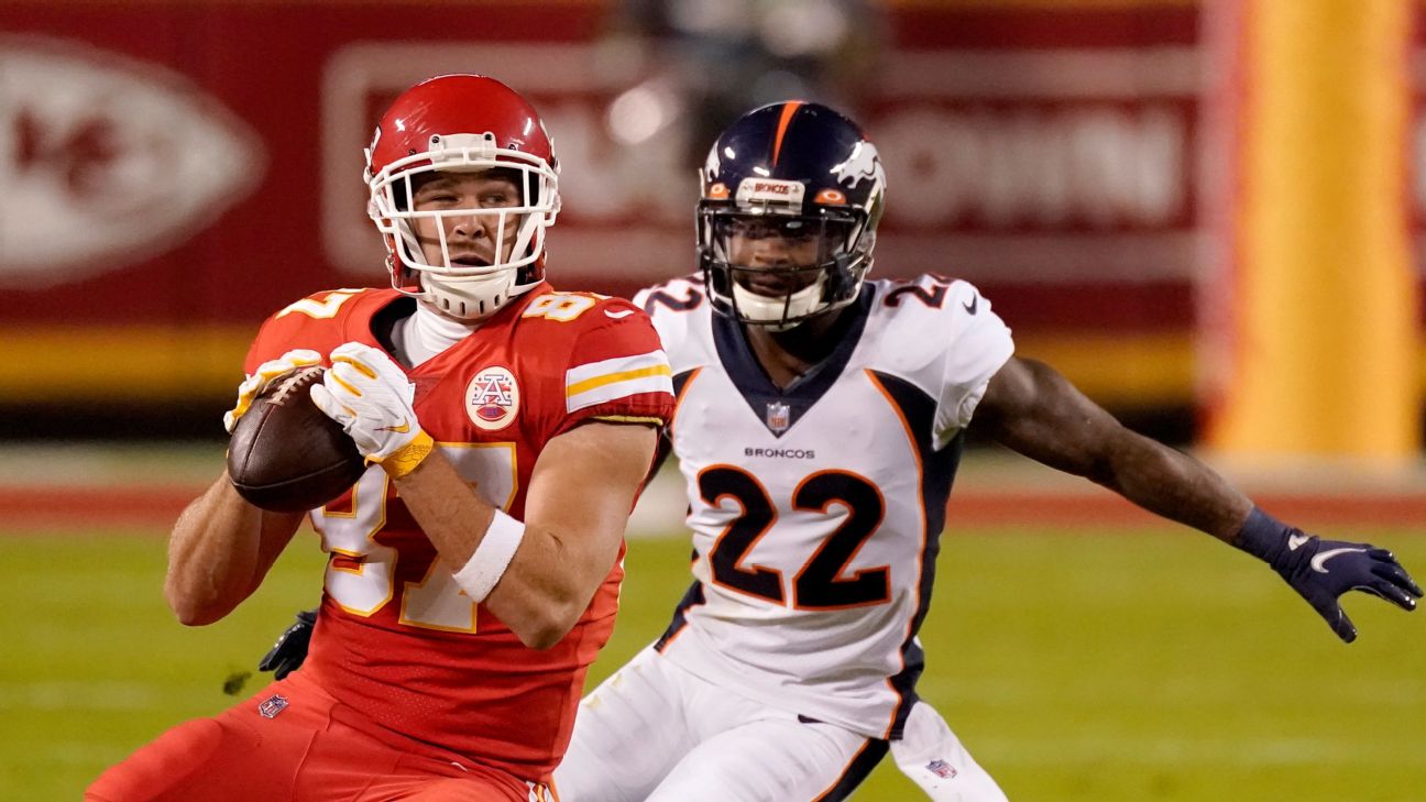 Travis Kelce, Darren Waller lead Week 1 TE projections - NBC Sports