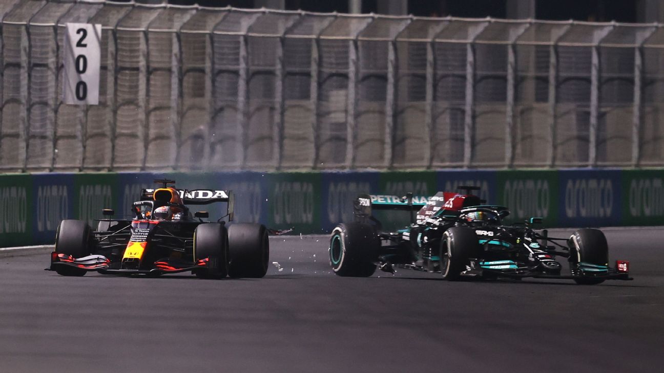 vorm rollen vingerafdruk Controversy, collisions and cursing - The Max Verstappen, Lewis Hamilton  flashpoints at the Saudi GP