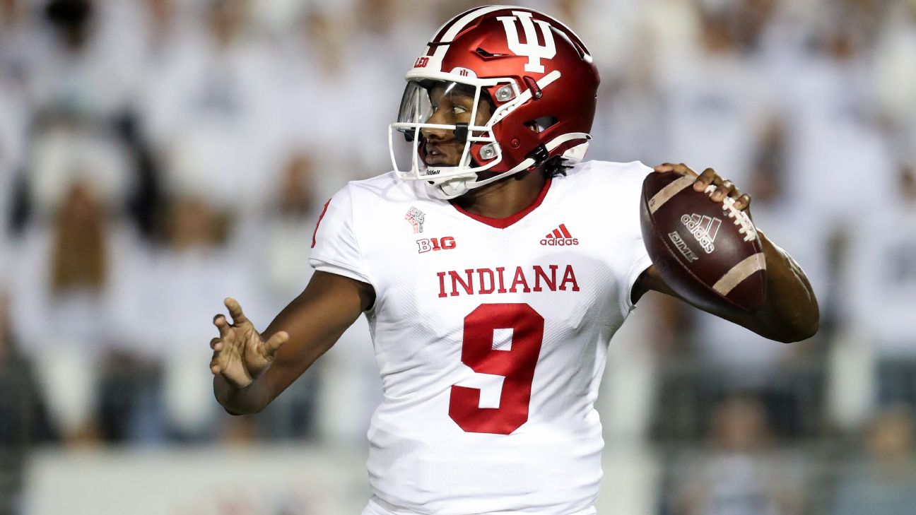 The PFF Preseason College Football All-Big Ten Team: Indiana's Michael  Penix Jr. headlines the quarterback position, College Football