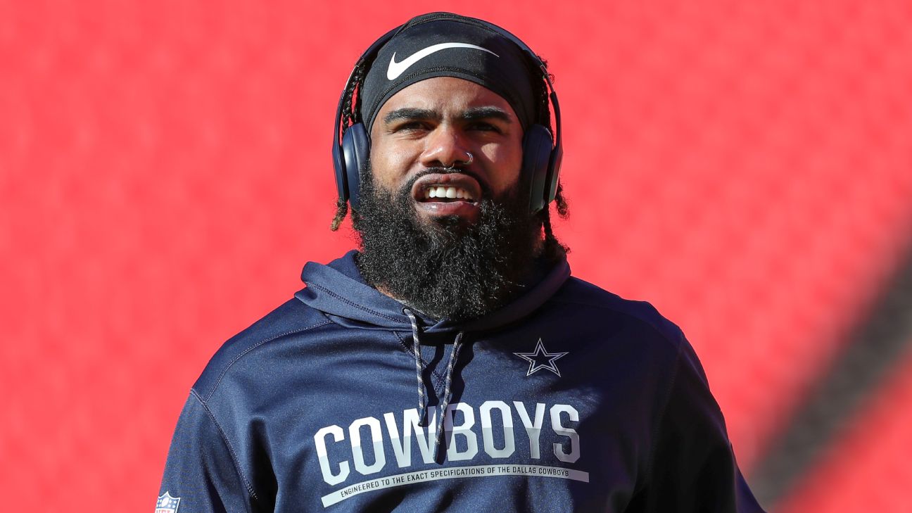 Ezekiel Elliott: Cowboys RB to face Bengals despite calf injury