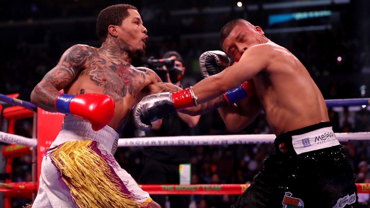 Gervonta Davis injures hand but retains secondary WBA title with