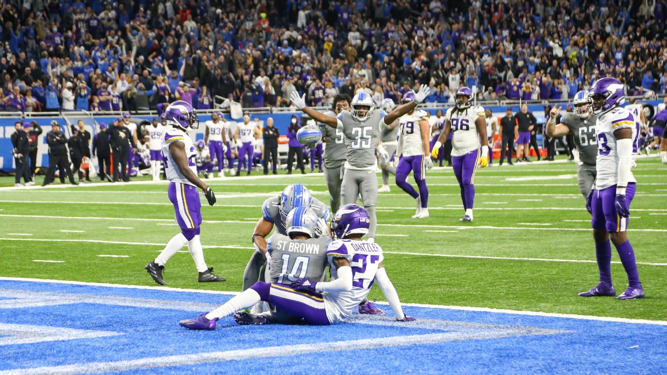 Winless no more: Lions top Vikings, 29-27, for 1st win of season in NFL  Week 13 – The Denver Post