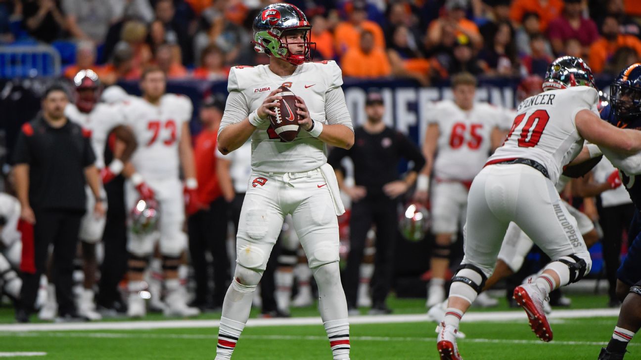 ESPN - HISTORY FOR BAILEY ZAPPE! The Western Kentucky QB now holds