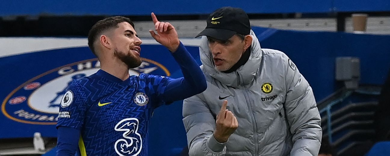Pressure's on Jorginho to keep Chelsea's midfield together during the title race