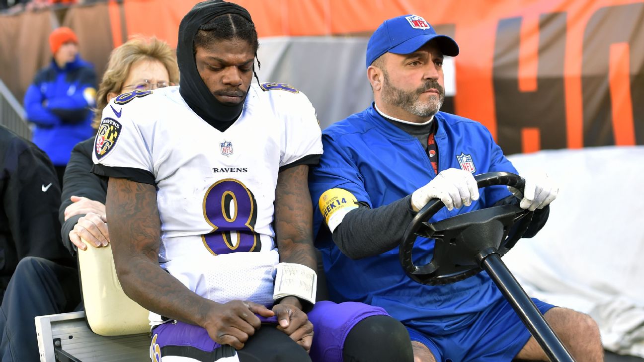 Lamar Jackson injury update: Ravens QB won't play vs. Steelers and could  miss two more weeks