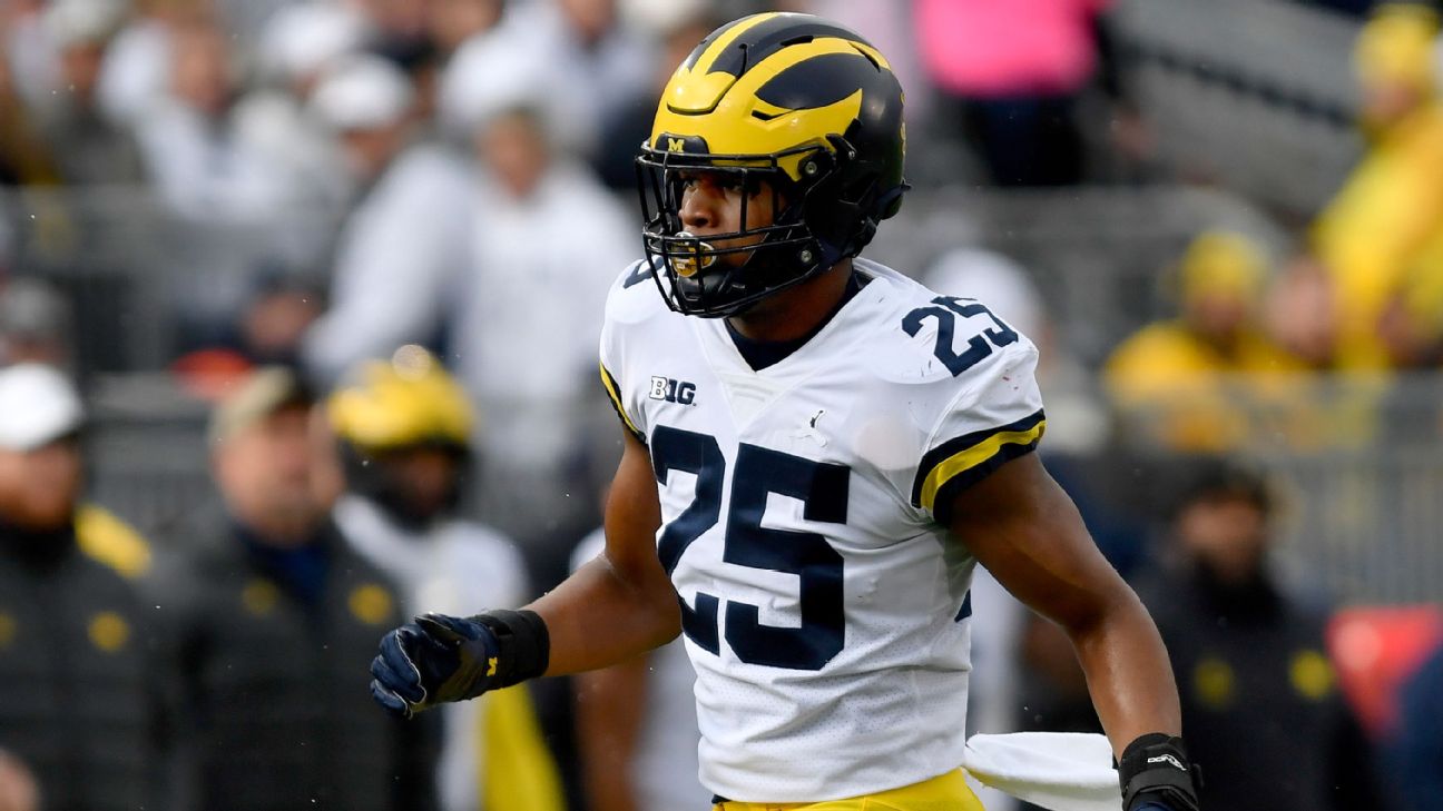 Star LB Colson to leave Michigan for NFL draft