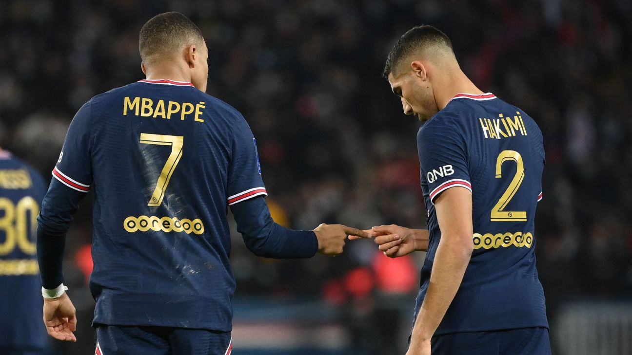 Football: Mbappe double gives Paris Saint Germain 2-0 win over Monaco