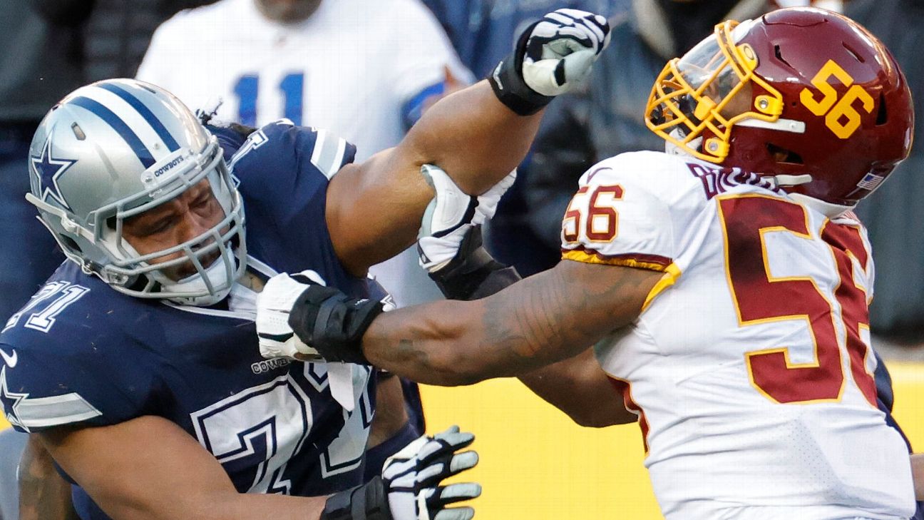 Former Cowboys OT La'el Collins involved in practice scuffle between Bengals,  Rams