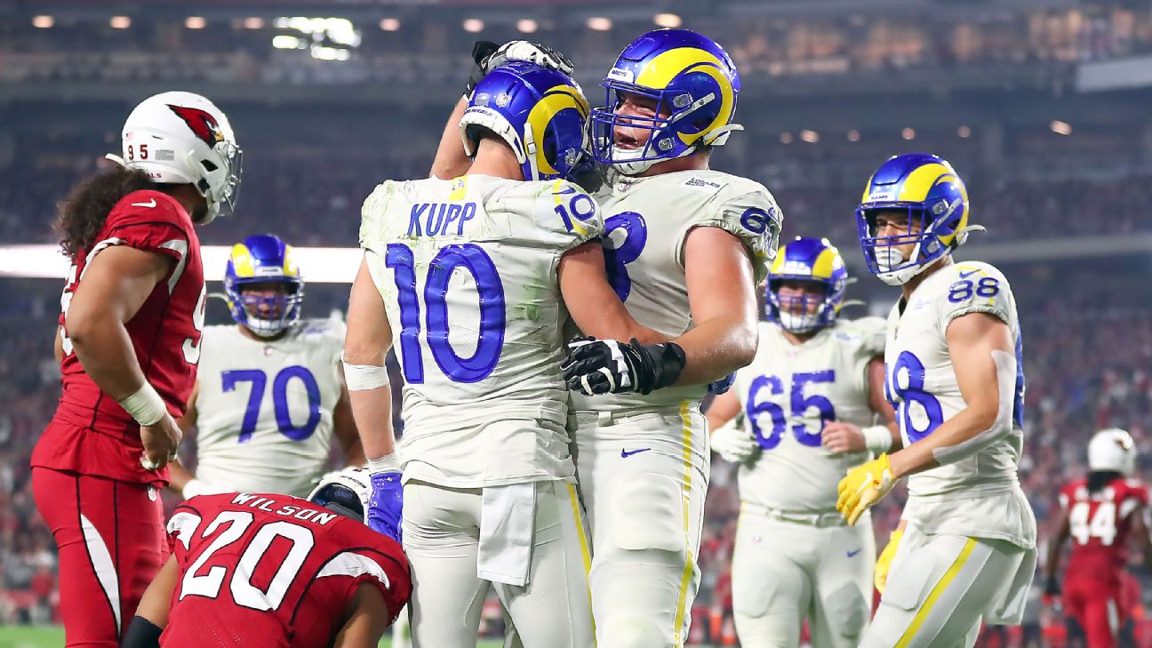 NFC playoff picture: Rams pull even with Cardinals in division but