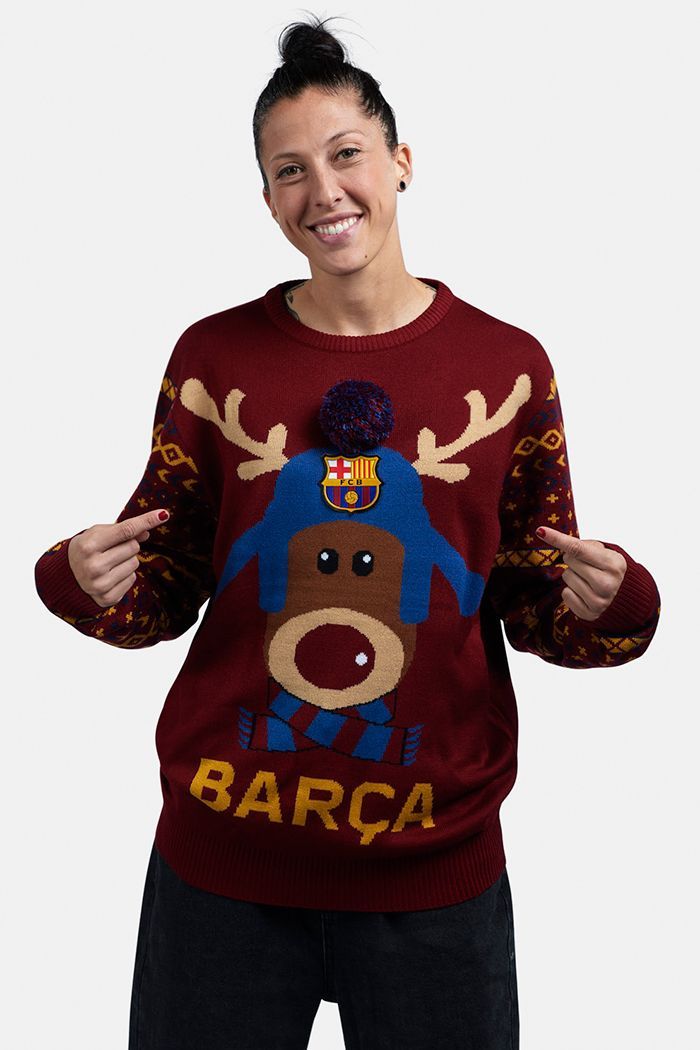 Trending] Fc Barcelona Christmas Sweater - Stellagift