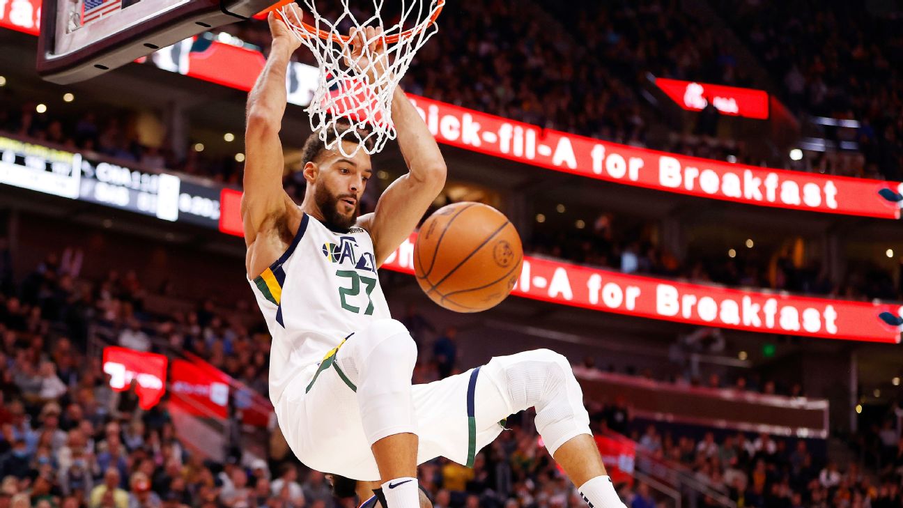 Report: Timberwolves acquiring Gobert from Jazz for five players, four  firsts