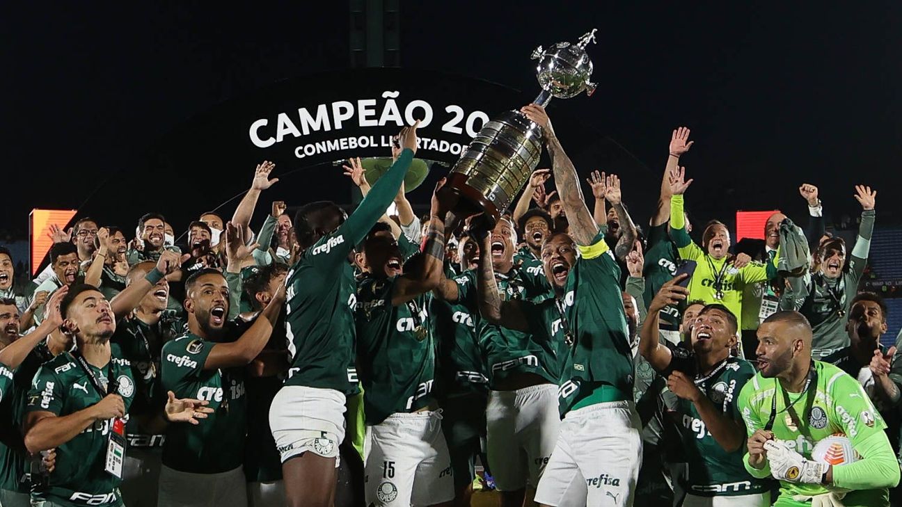 Palmeiras é eleito o melhor time do mundo em 2021 pelo ranking da