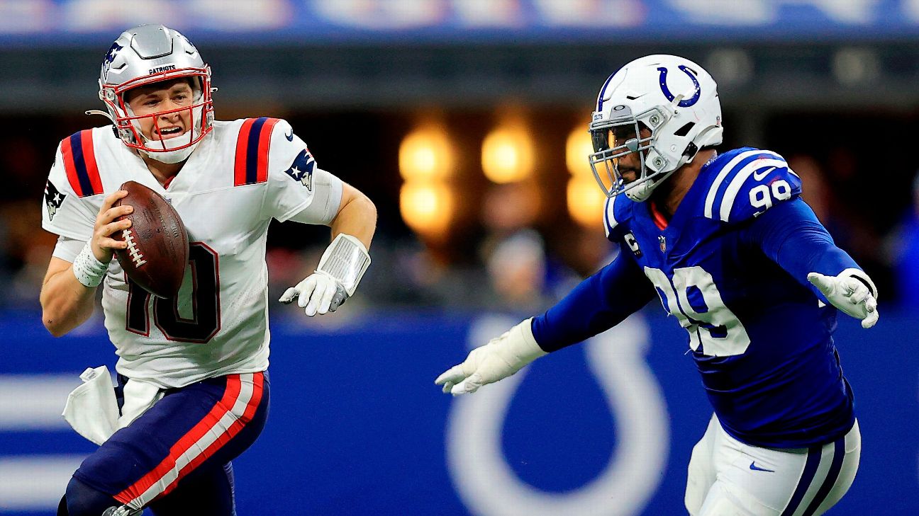 Patriots' Mac Jones takes some 'Hard Knocks' in peek behind Colts' curtain  - ESPN - New England Patriots Blog- ESPN
