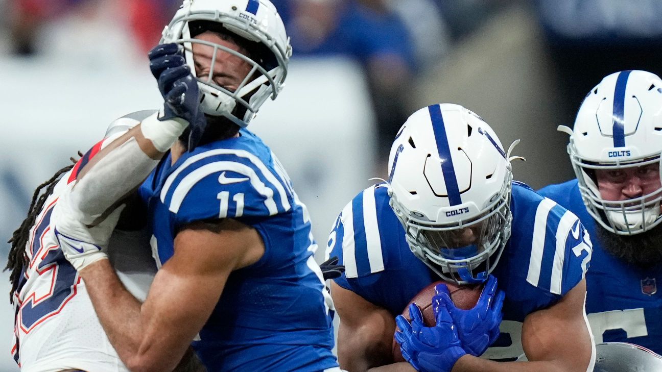 Patriots vs. Colts fight: Kyle Dugger, Michael Pittman both ejected as game  gets feisty 