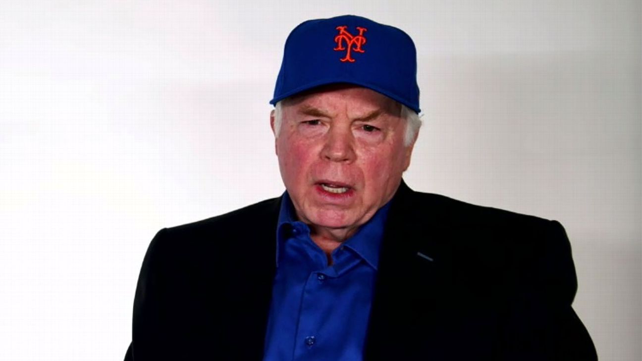 New York Mets manager Buck Showalter targets titles in introductory news  conference - ABC7 New York