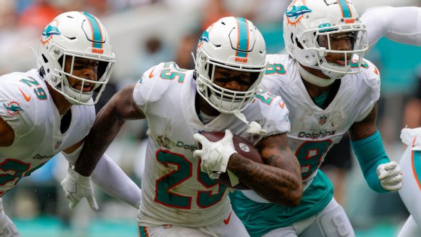 Xavien Howard's scoop and score gives Dolphins commanding lead