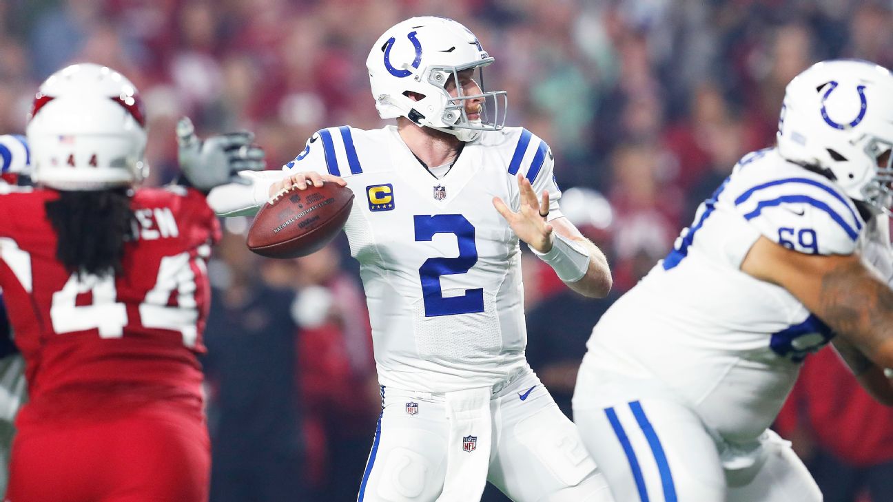 Short-handed Colts top Cardinals 22-16