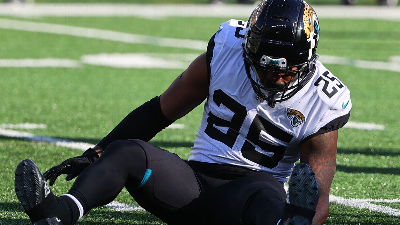 Jaguars RB James Robinson misses Wednesday practice, Lawrence