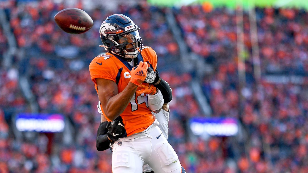 After playing 40 snaps at Seattle, Broncos receiver KJ Hamler