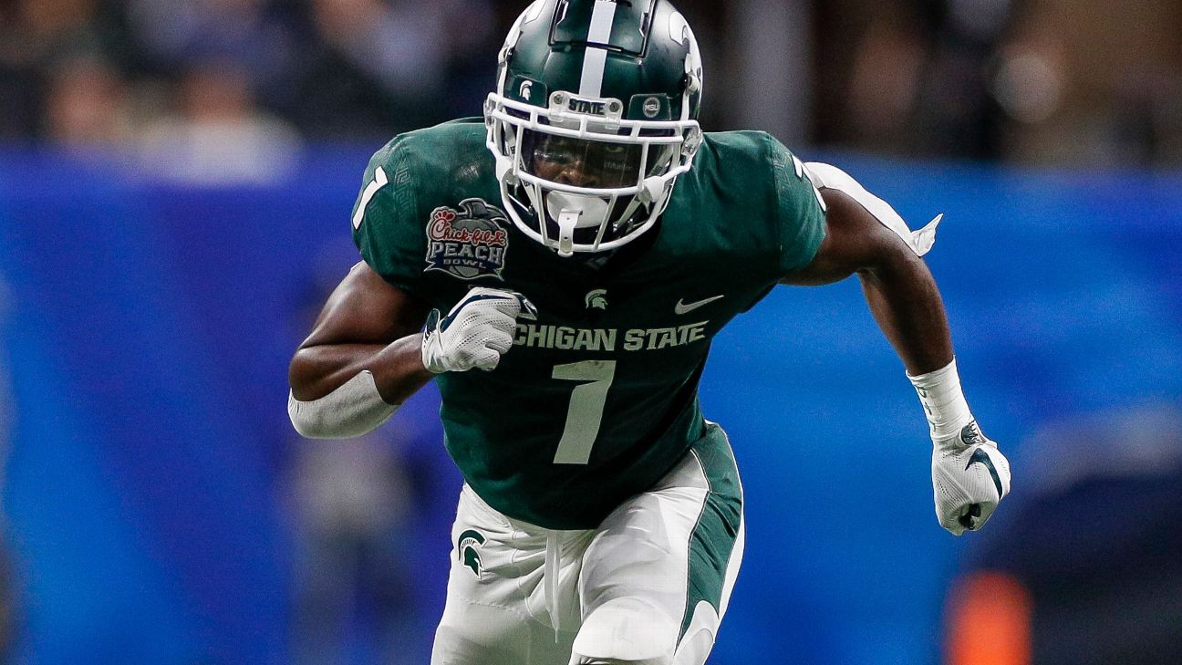 LOOK: Former Michigan State WR Jayden Reed confirms he worked out through  eye infection at 2023 NFL Combine