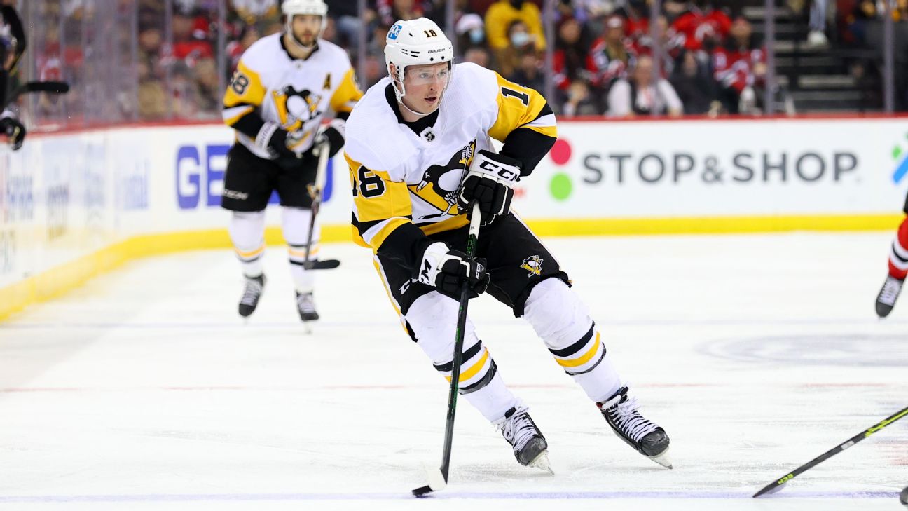 The hits keep coming for Penguins forward Sam Lafferty