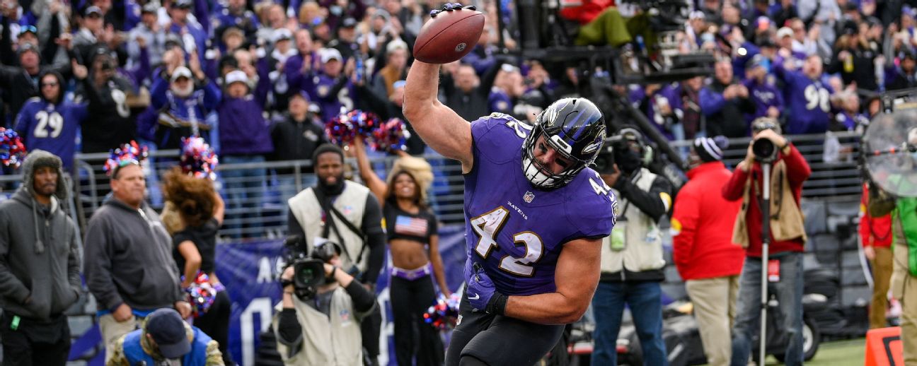 Pancake' Patrick Ricard feeds on 'the feeling of dominating players' as  Ravens running game surges