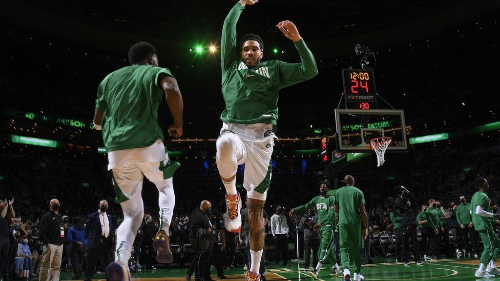 Jayson Tatum, Jaylen Brown Break Celtics Record in Season Opener