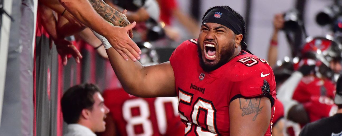 Vita Vea #50 Bucs Creamsicle Jersey 2022