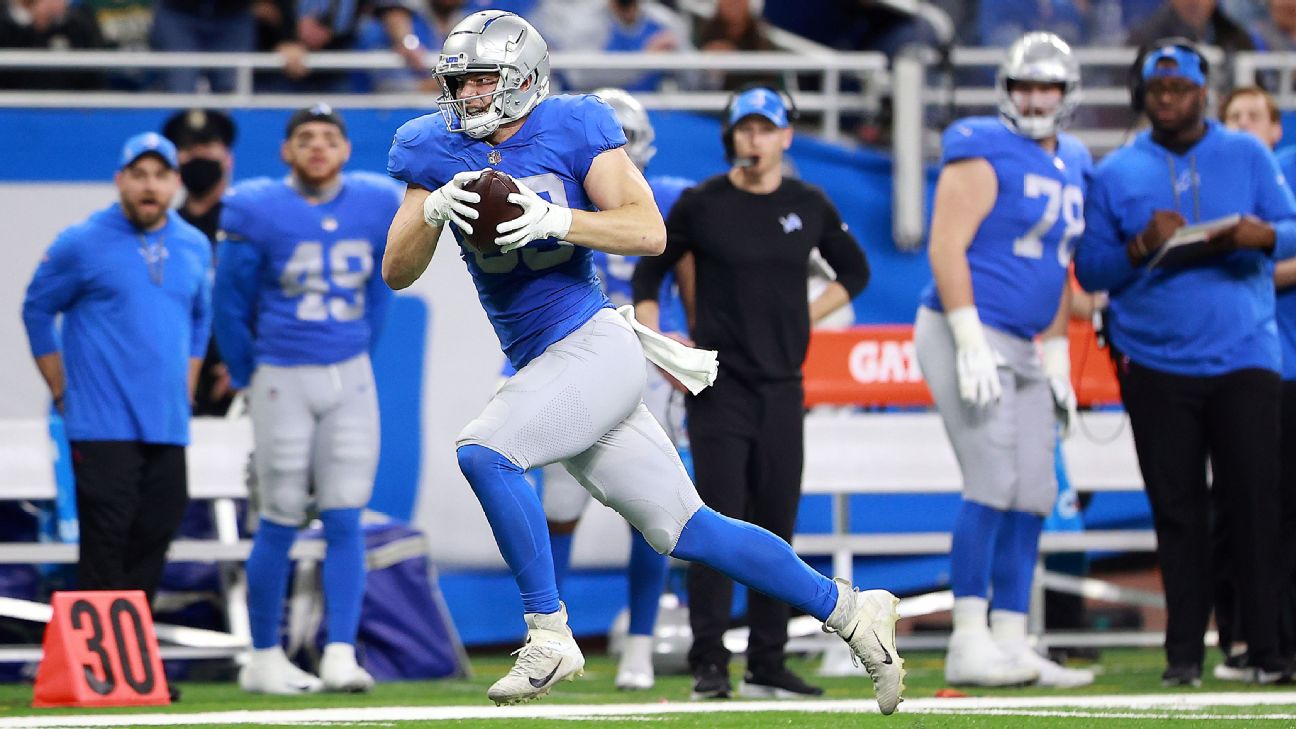 Two Detroit Lions tight ends score touchdowns vs. Green Bay Packers