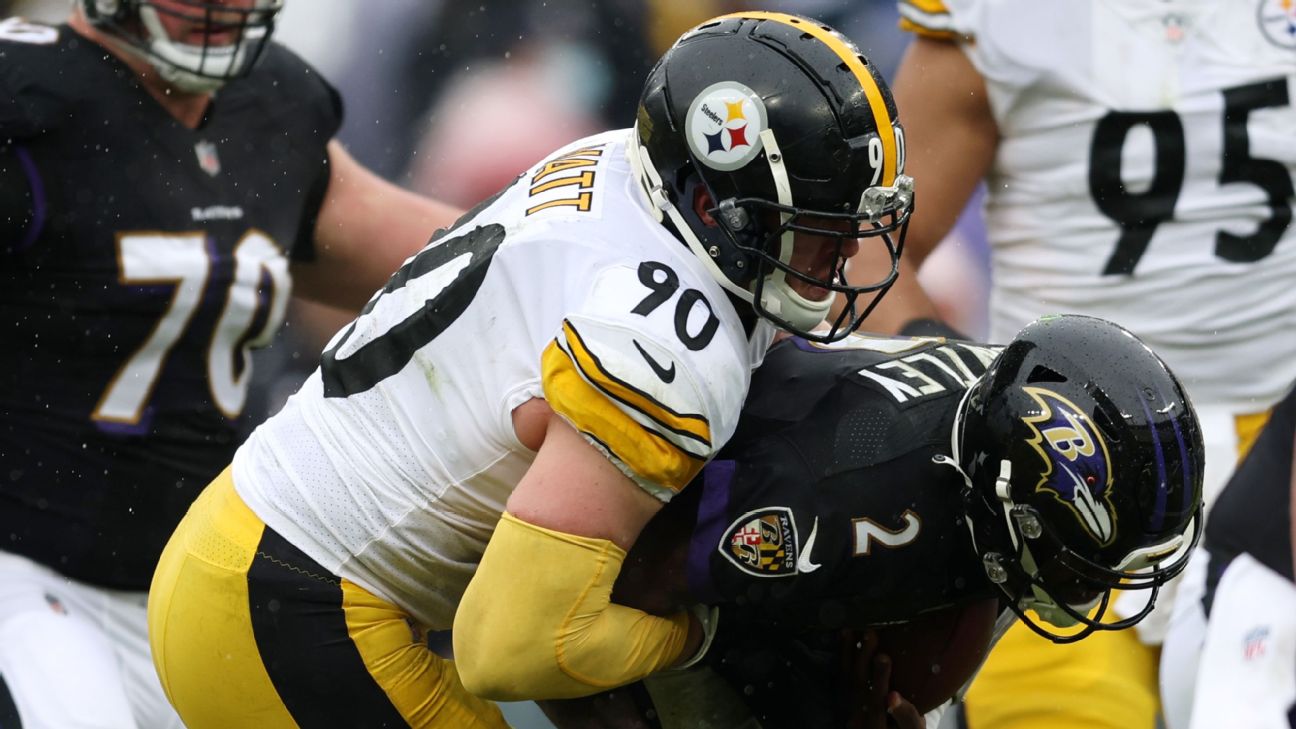 T.J. Watt already on pace for NFL sack record after dominating Las
