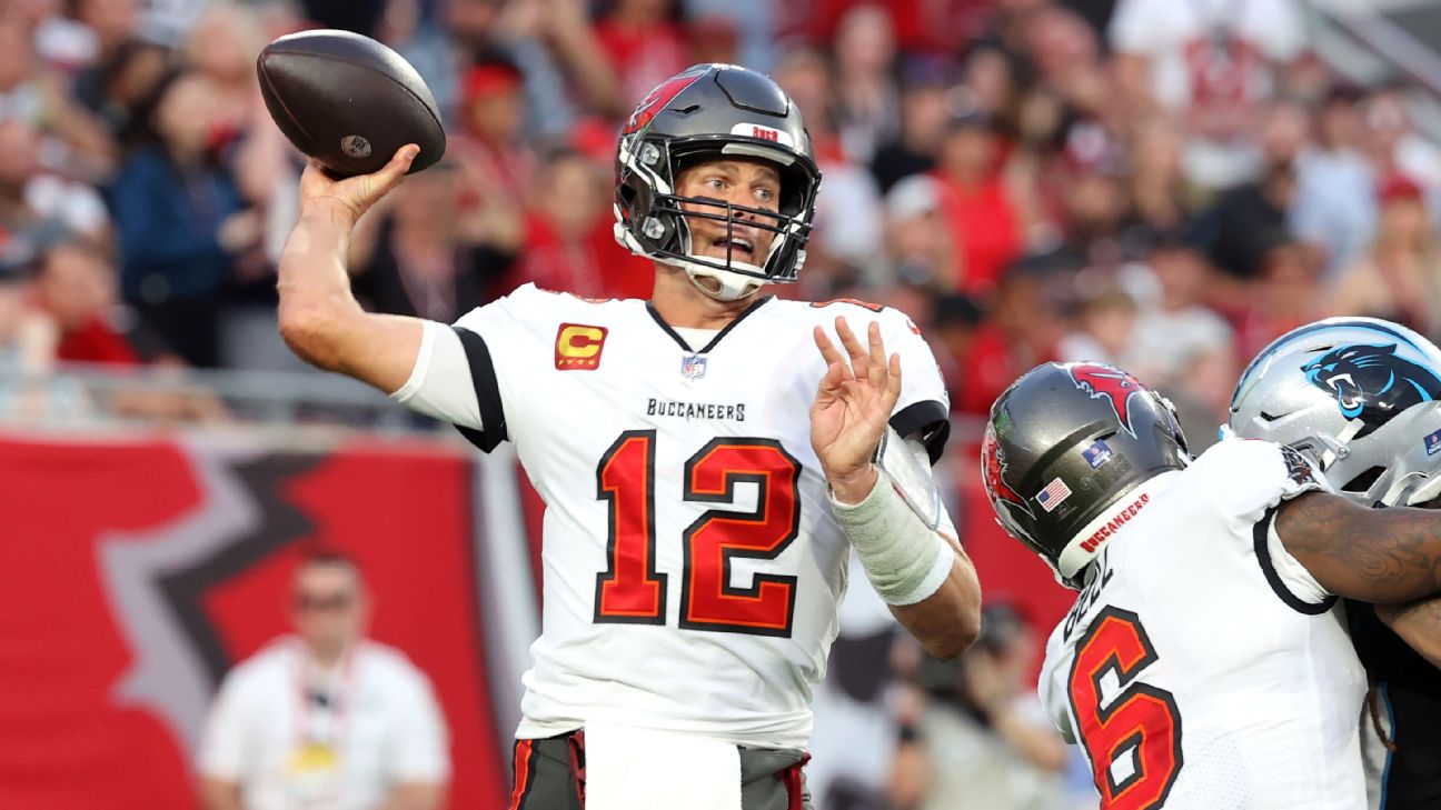 Brady, Bucs hope to gain playoff momentum by beating Falcons