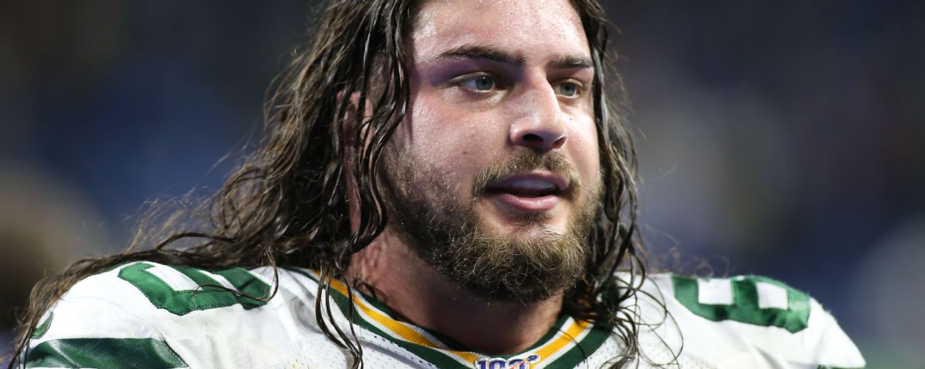 PHILADELPHIA, PA - NOVEMBER 27: Green Bay Packers center Josh Myers (71)  prior to the National Football League game between the Green Bay Packers  and Philadelphia Eagles on November 27, 2022 at