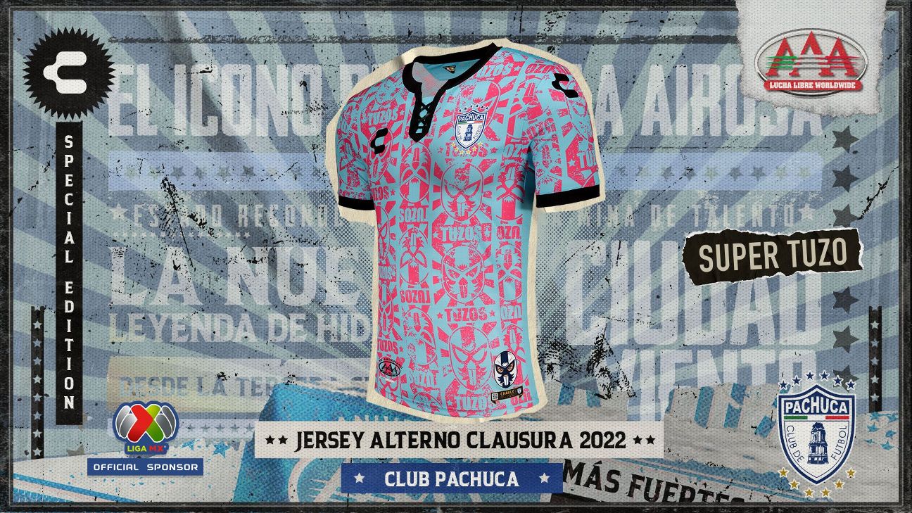 pachuca pink jersey