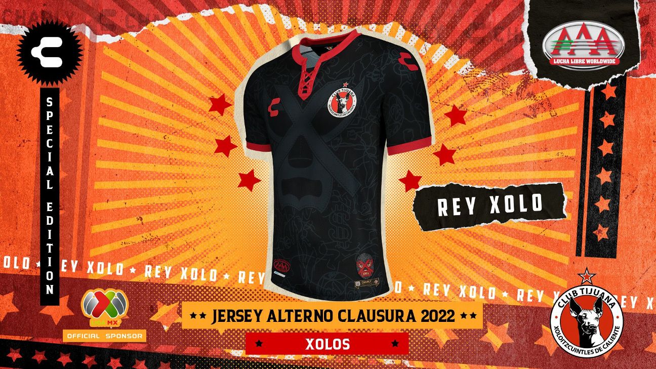 La Liga MX y la lucha libre se combinan en las camisetas de seis clubes  mexicanos - ESPN