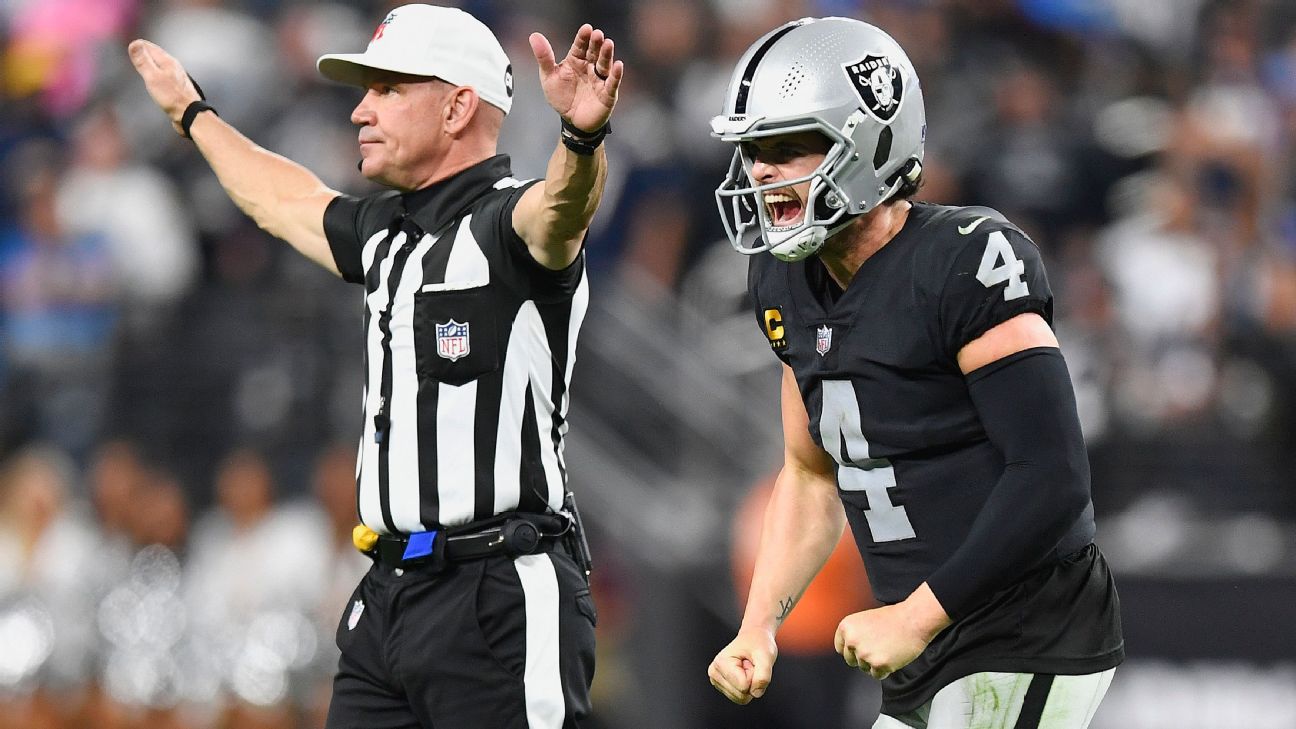 Raiders' Derek Carr once again struggles against the Chiefs – The Denver  Post